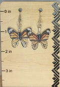 Monarch Butterfly Earrings | Butterfly Jewelry | Nature-Inspired Earrings | Stainless Steel Jewelry | Butterfly Lover Gift