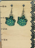 Handmade Clay Turtle Earrings | Stainless Steel Earrings | Cute Sea Turtle Jewelry | Ocean Lover Gift | Coastal Earrings