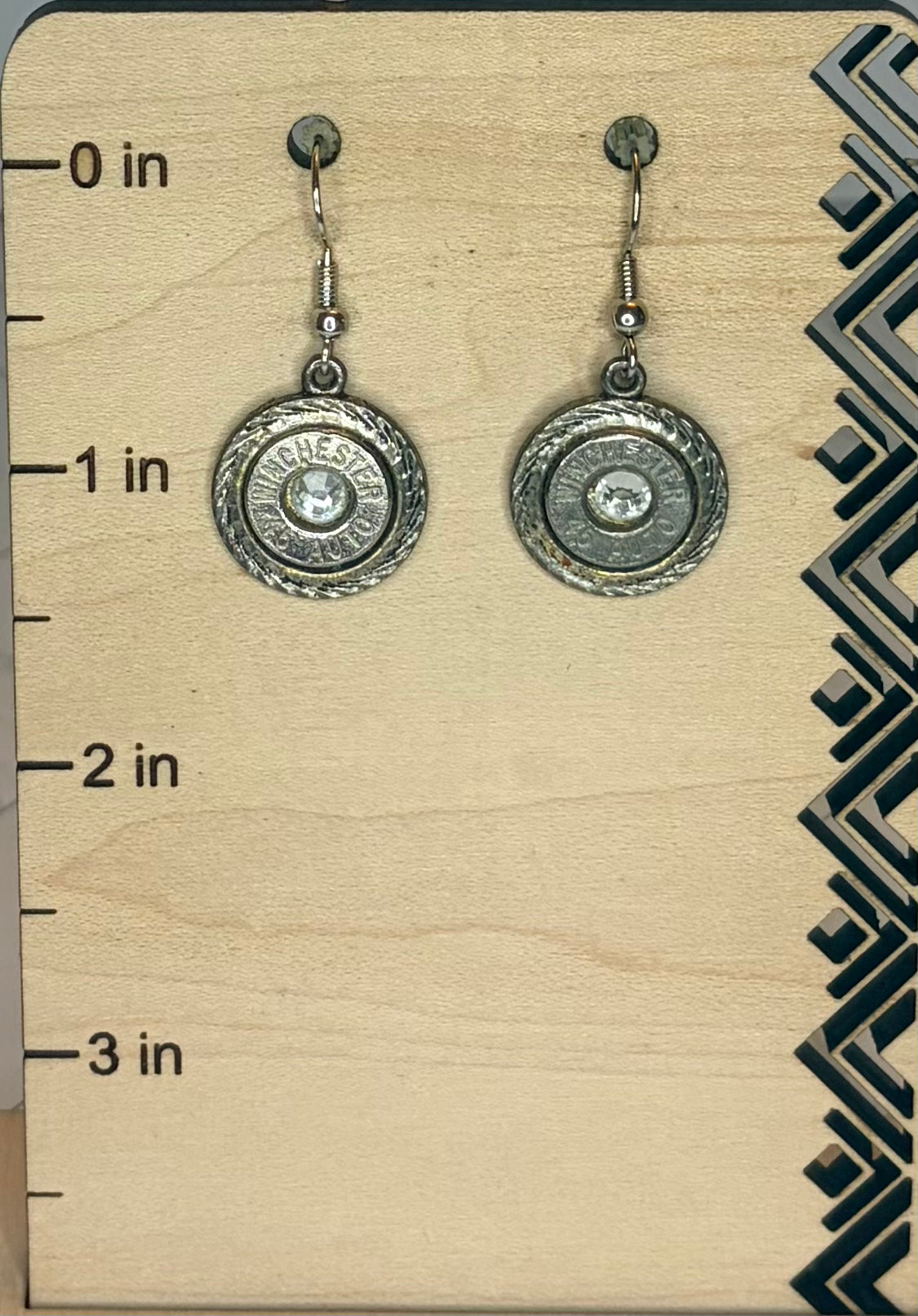 Silver Bullet & Stainless Steel Earrings | Sleek Everyday Jewelry | Unisex Gift